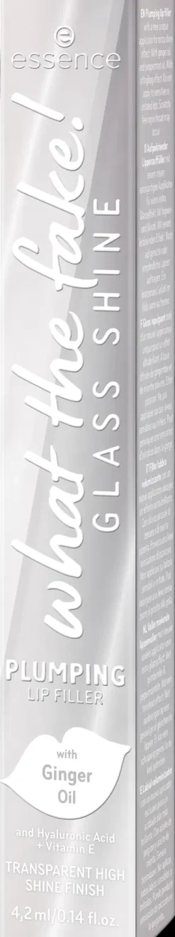 Essence Huulimeikit<what the fake! GLASS SHINE PLUMPING LIP FILLER 01 Oh So Glassy! 4.2 ml