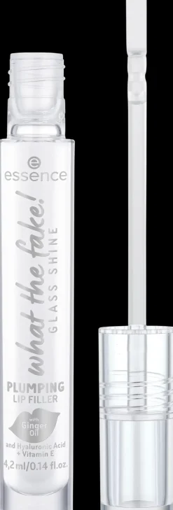 Essence Huulimeikit<what the fake! GLASS SHINE PLUMPING LIP FILLER 01 Oh So Glassy! 4.2 ml