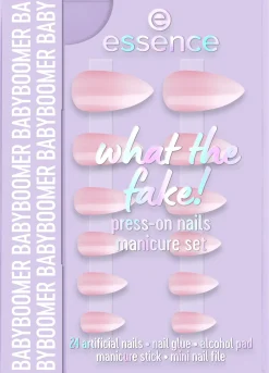 Essence Kynsimeikit Ja Kynsienhoito<what the fake! PRESS-ON NAILS manicure set 03 BABYBOOMER 28 st