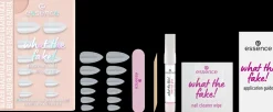 Essence Kynsimeikit Ja Kynsienhoito<what the fake! PRESS-ON NAILS manicure set 01 GLAZED 28 st
