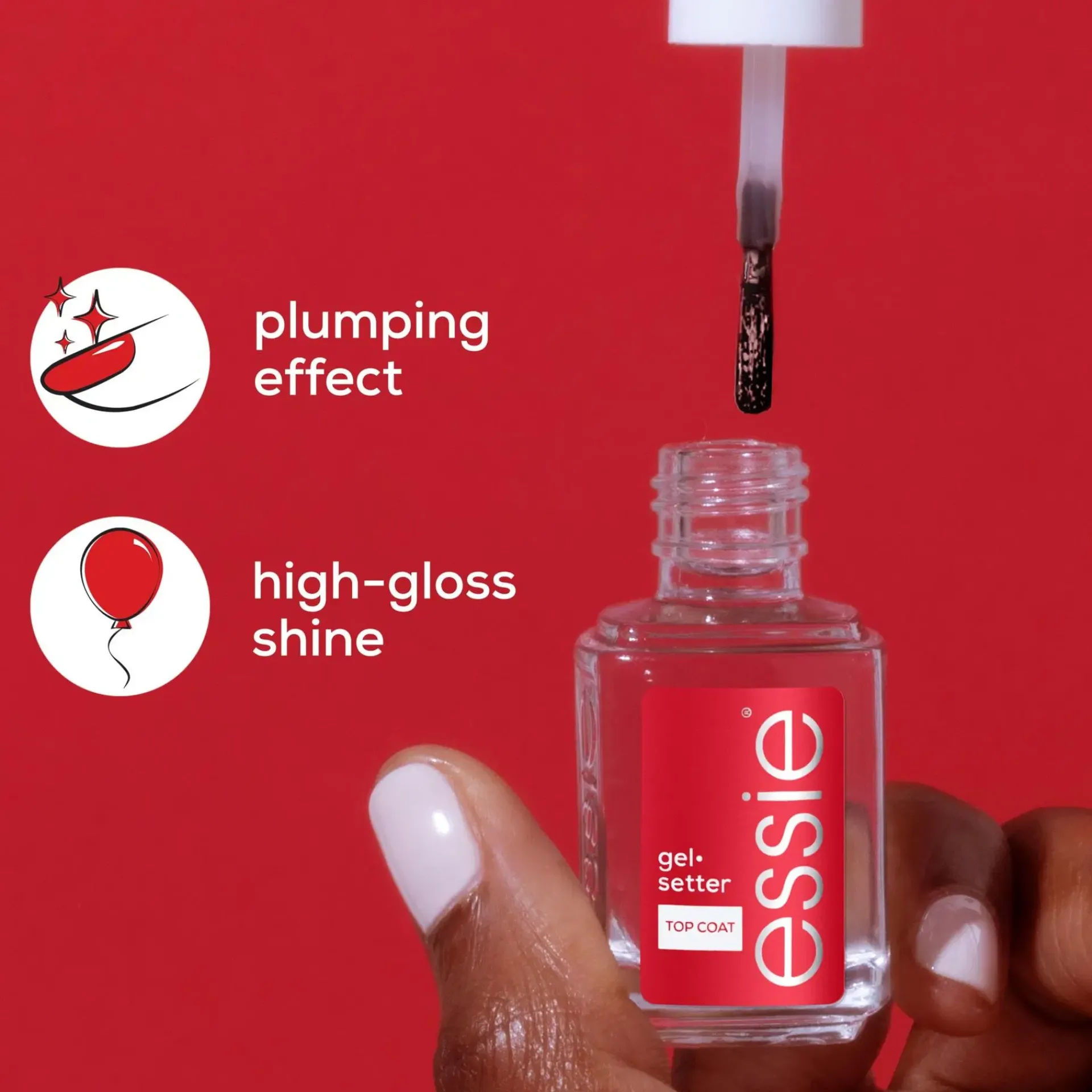 essie Kynsimeikit Ja Kynsienhoito<gel.setter -päällyslakka 13,5ml