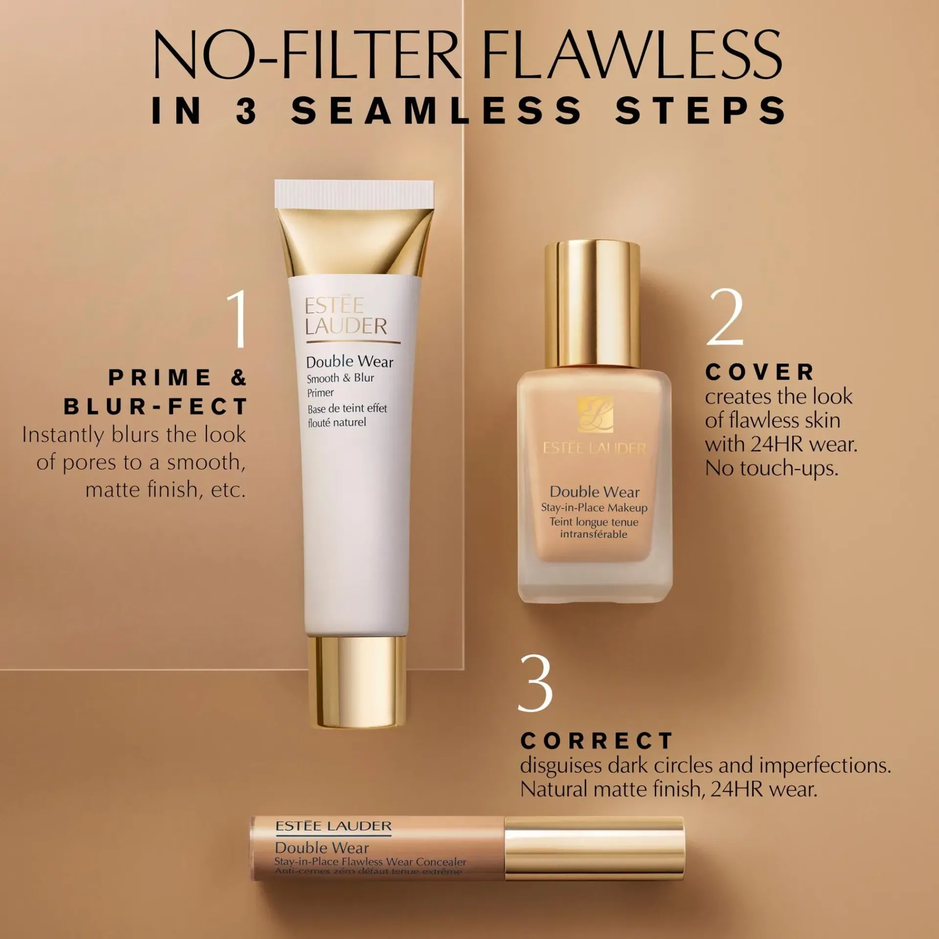Estée Lauder Kasvomeikit<Double Wear Smooth and Blur Primer pohjustusvoide 40 ml