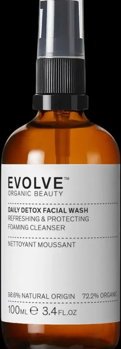 Evolve Organic Beauty Ihohaasteet|Ihotyypit<Daily Detox Facial Wash Puhdistusgeeli 100 ml