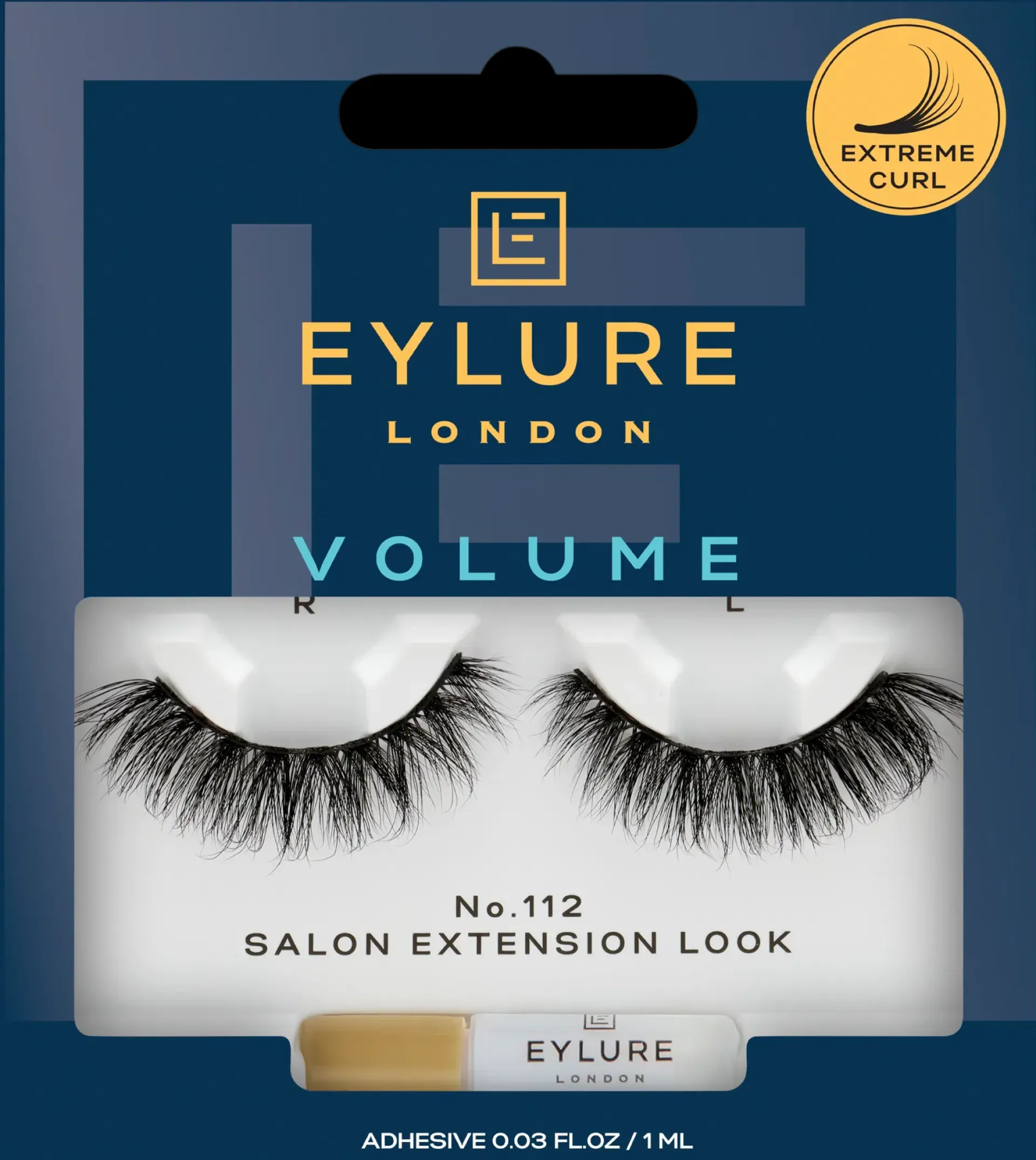 Eylure Silmämeikit<Volume & Curl No. 112 -irtoripset ja liima
