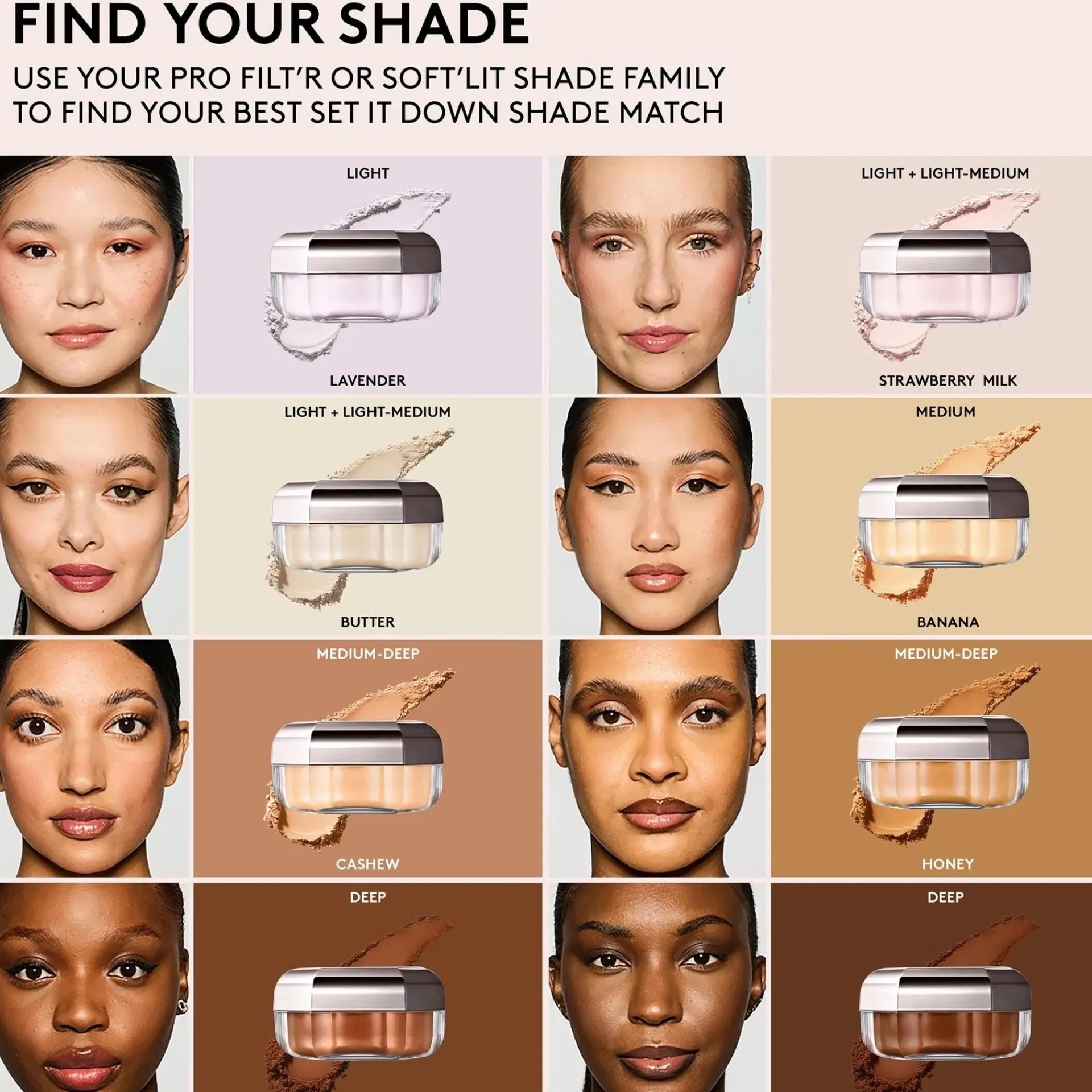 Fenty Beauty Kasvomeikit<Set it Down Superfine Blurring Setting Powder -irtopuuteri 15 g