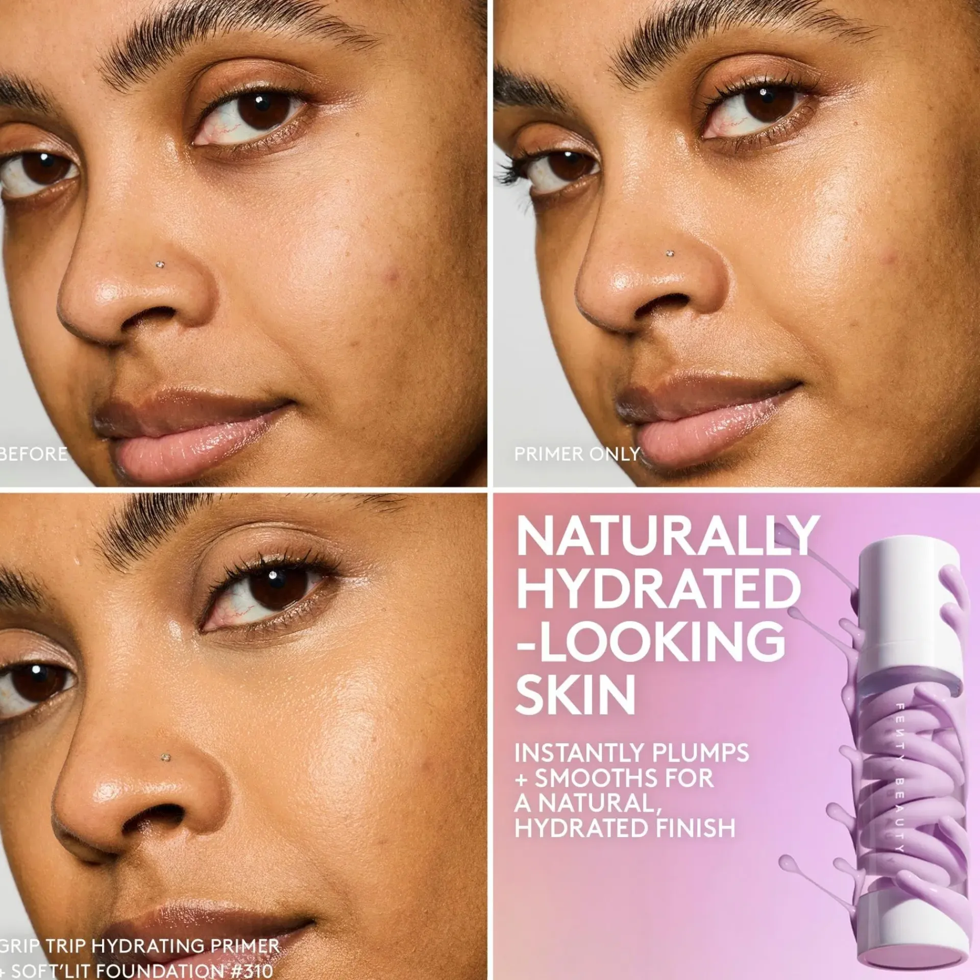 Fenty Beauty Kasvomeikit<Grip Trip Hydrating + Plumping primer pohjustusvoide 30 ml