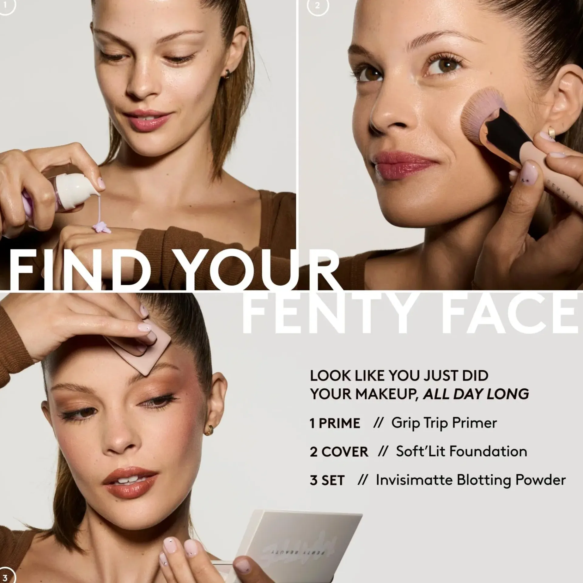 Fenty Beauty Kasvomeikit<Grip Trip Hydrating + Plumping primer pohjustusvoide 30 ml