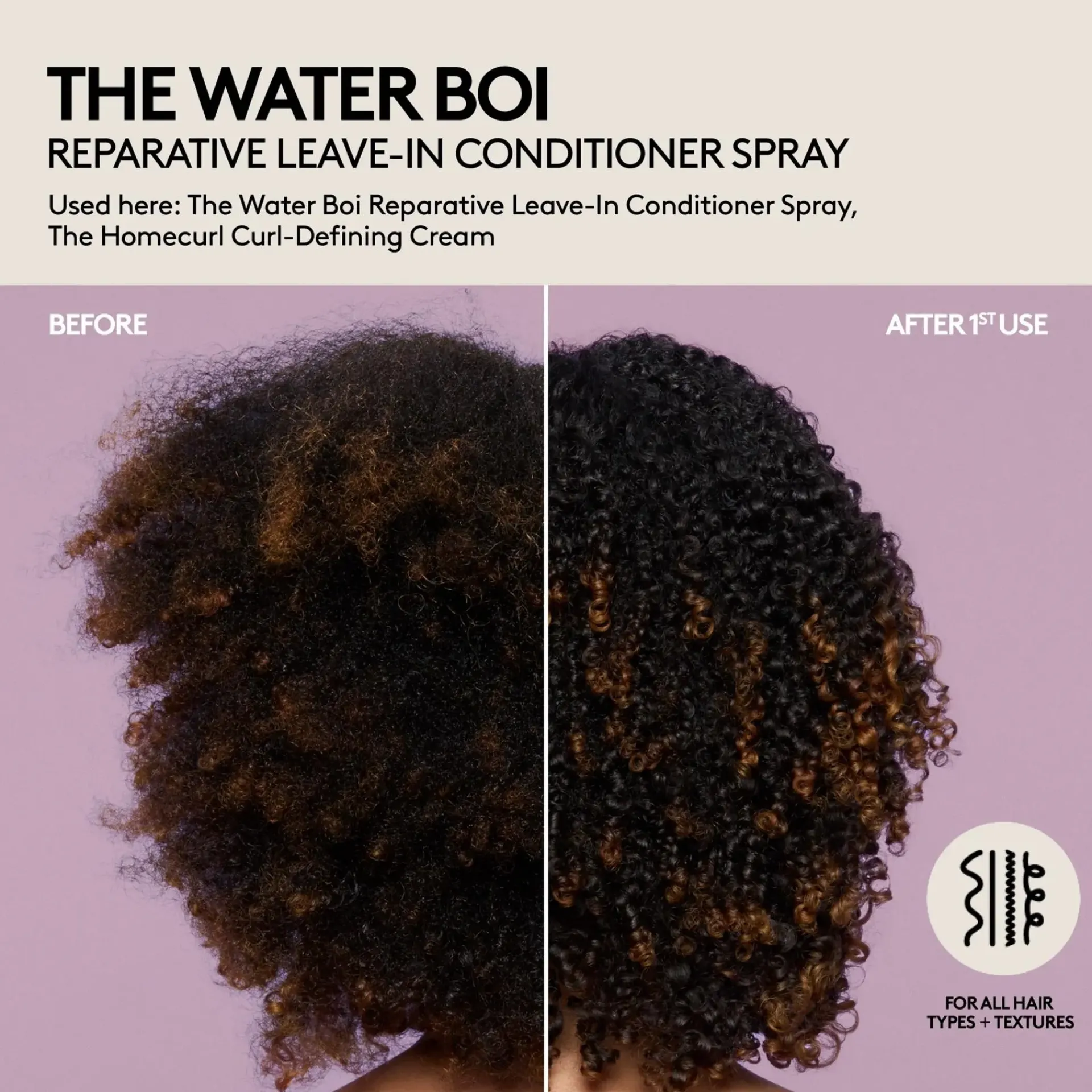 Fenty Hair Hiustenhoito<The Water Boi Reparative Leave-In Conditioner hiuksiin jätettävä hoitoaine 225 ml