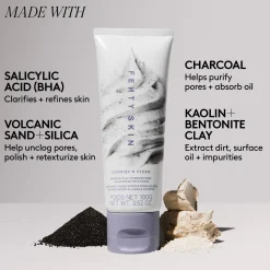 Fenty Skin Kasvojenhoito<Cookies N Clean Intensive Pore + Blackhead Face Scrub kasvokuorinta 100 ml