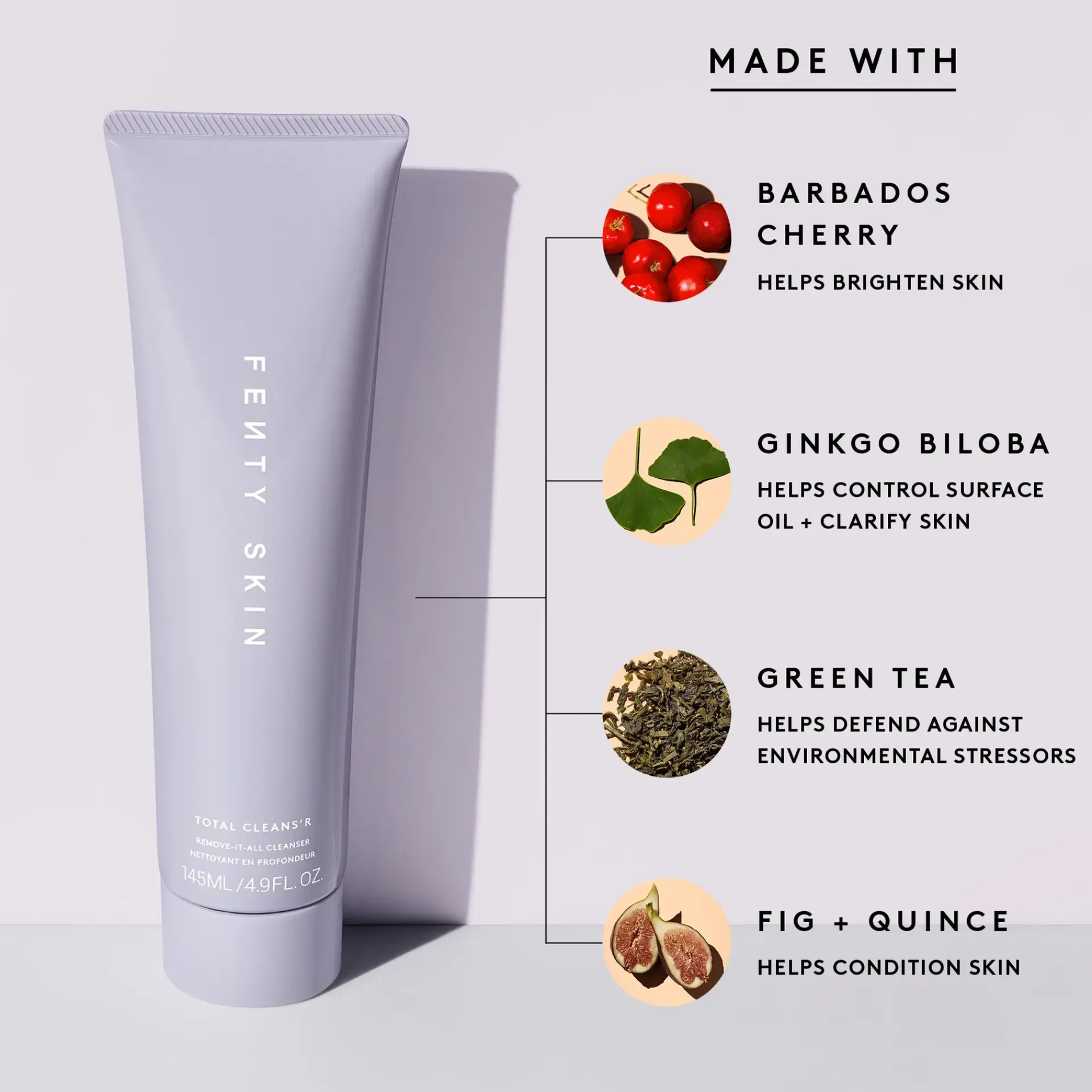 Fenty Skin Kasvojenhoito<Total Cleans'r Remove-It-All Cleanser puhdistustuote 145 ml