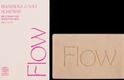Flow Cosmetics Ihonhoito|Käsienhoito<Rhassoul & Salt -tuoksuton palasaippua vartalolle ja hiuksille 120g