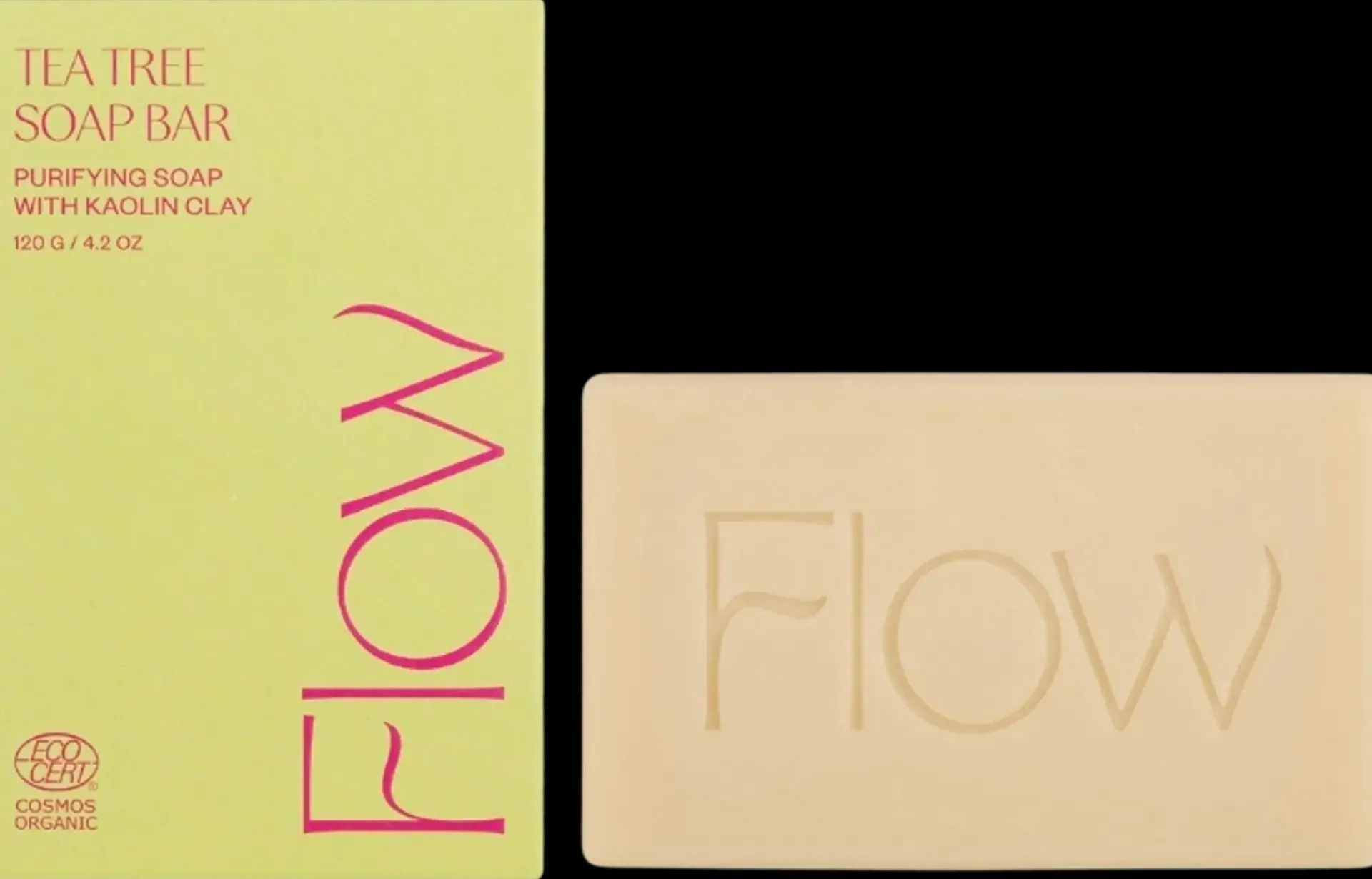 Flow Cosmetics Ihonhoito|Käsienhoito<Tea Tree -palasaippua kasvoille ja vartalolle 120g