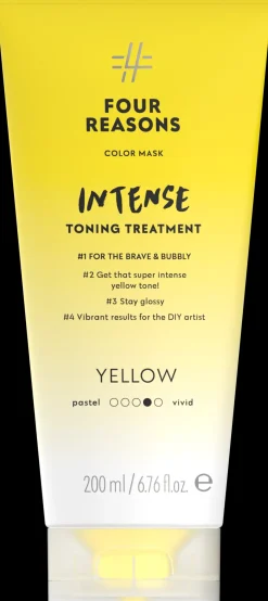 Four Reasons Hiusvärit|Kampaamotuotteet<Color Mask Intense Toning Treatment Yellow sävyttävä tehohoito 200 ml