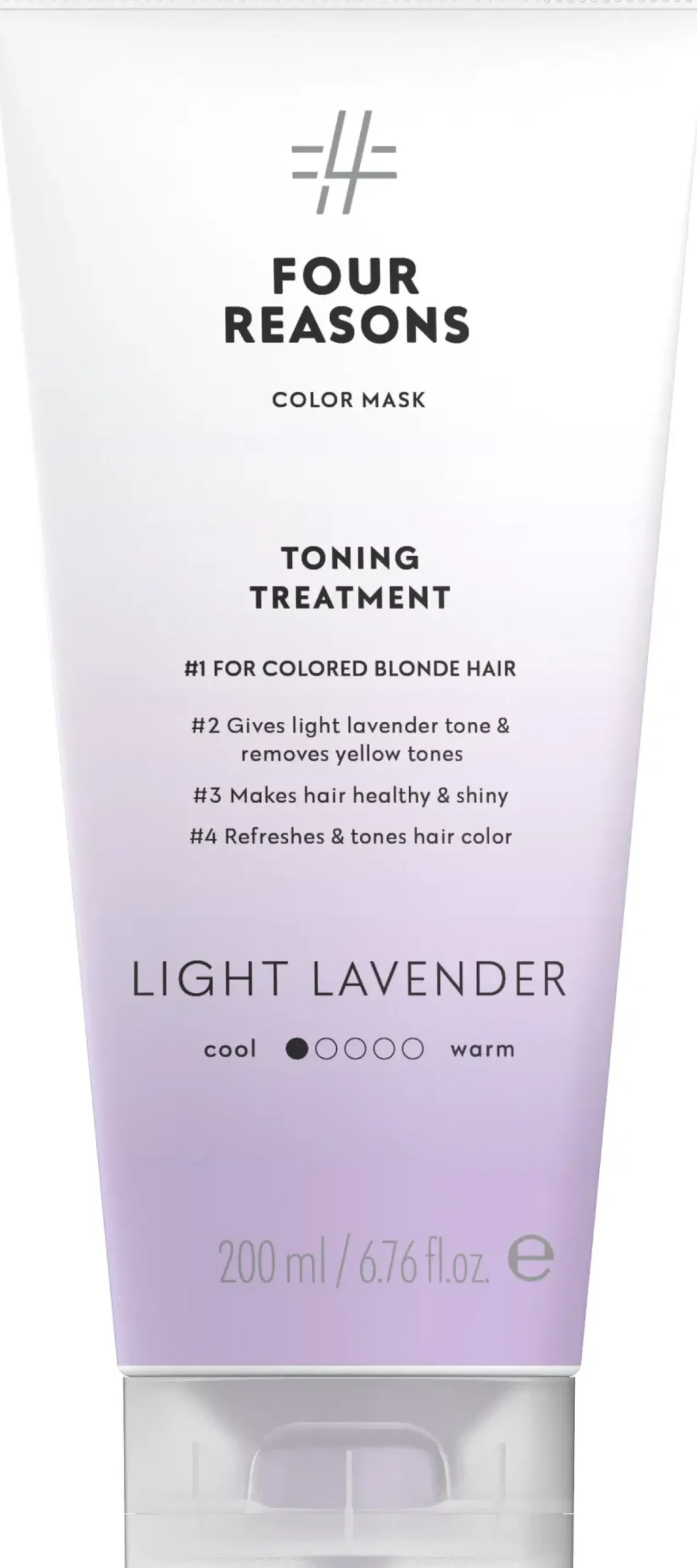 Four Reasons Hiusvärit|Kampaamotuotteet<Color Mask Toning Treatment Light Lavender sävyttävä tehohoito 200 ml