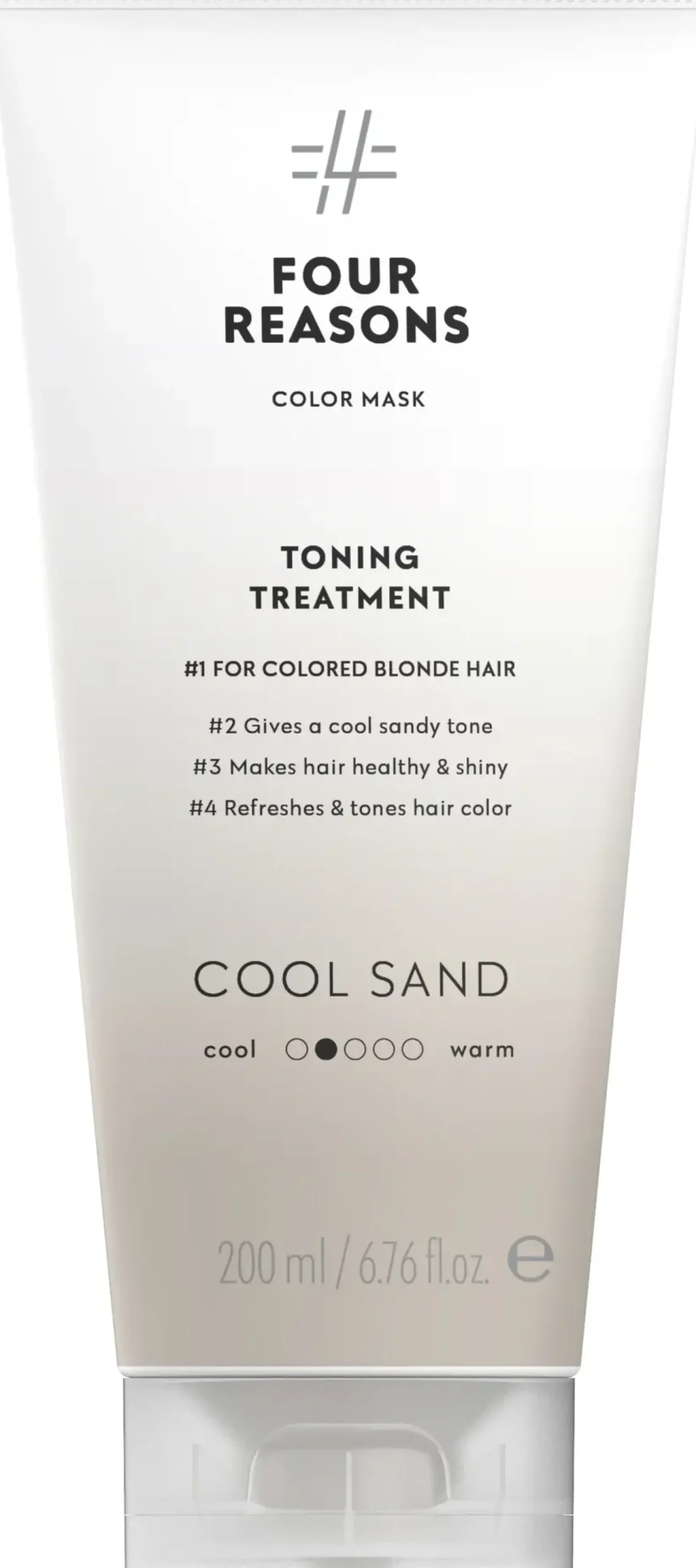 Four Reasons Hiusvärit|Kampaamotuotteet<Color Mask Toning Treatment Cool Sand sävyttävä tehohoito 200 ml
