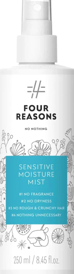 Four Reasons Hajusteettomat Hiustuotteet|Hiustenhoito<No nothing Sensitive Moisture Mist hoitosuihke 250 ml