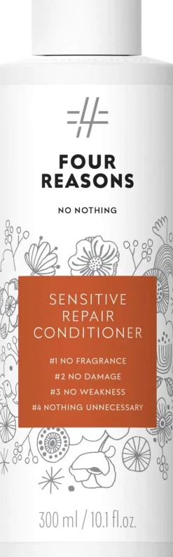 Four Reasons Hajusteettomat Hiustuotteet|Hiustenhoito<No nothing Sensitive Repair Conditioner hoitoaine 300 ml