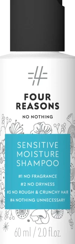 Four Reasons Matkakokoiset Tuotteet|Hajusteettomat Hiustuotteet<No Nothing Sensitive Moisture Shampoo 60 ml