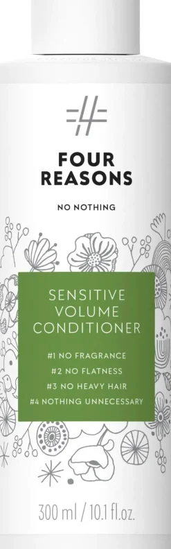 Four Reasons Hajusteettomat Hiustuotteet|Hiustenhoito<No nothing Sensitive Volume Conditioner hoitoaine 300 ml