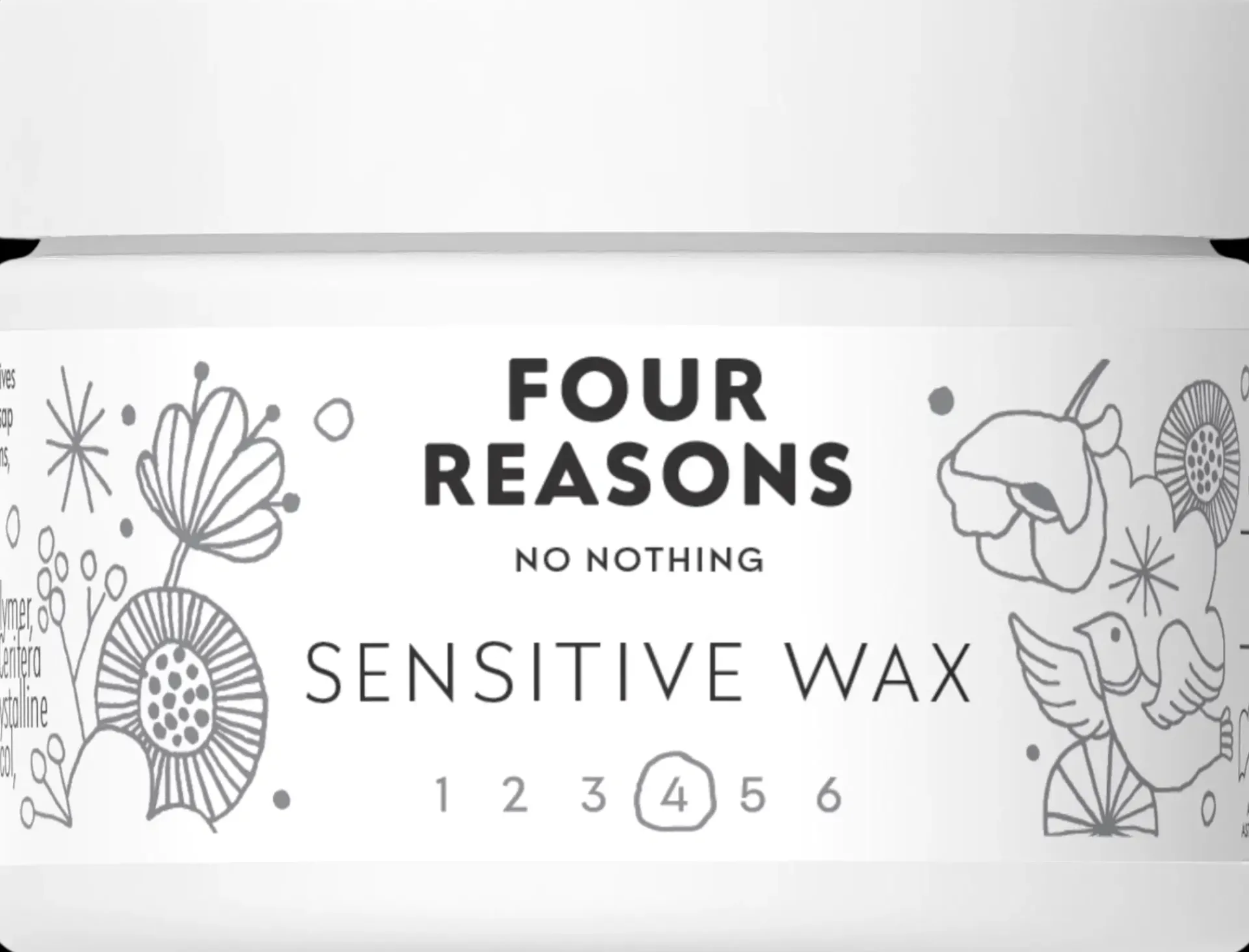 Four Reasons Hajusteettomat Hiustuotteet|Hiusten Muotoilutuotteet<No nothing Sensitive Wax muotoiluvaha 100 ml