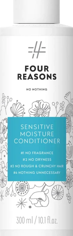 Four Reasons Hajusteettomat Hiustuotteet|Hiustenhoito<No nothing Sensitive Moisture Conditioner hoitoaine 300 ml