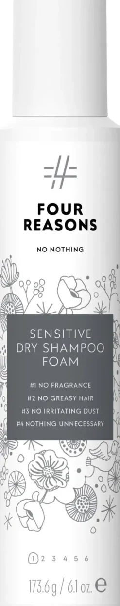 Four Reasons Hajusteettomat Hiustuotteet|Hiusten Muotoilutuotteet<No Nothing Sensitive Dry Shampoo Foam kuivashampoo vaahto 200 ml