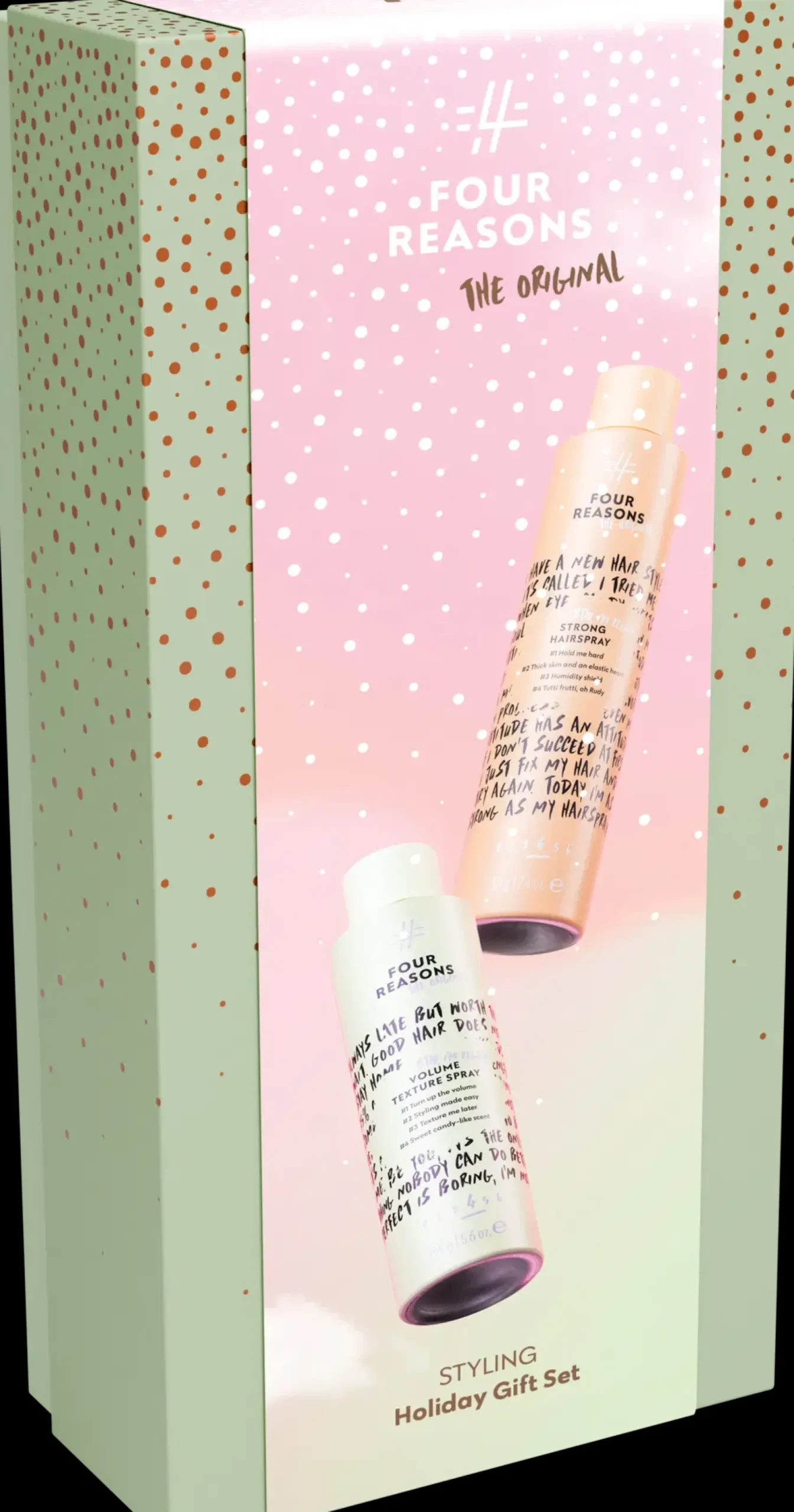 Four Reasons Hiustenhoitopakkaukset|Hiusten Muotoilutuotteet<Original Styling Holiday Gift Set lahjapakkaus