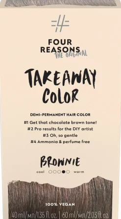 Four Reasons Hiusvärit|Kampaamotuotteet<Original Takeaway Color 5.35 Brownie kestosävyte
