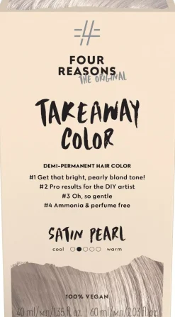 Four Reasons Hiusvärit|Hiustenhoito<Original Takeaway Color 9.02 Satin Pearl kestosävyte