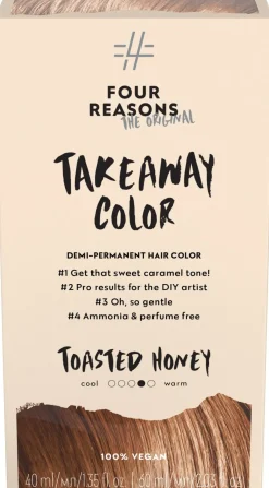 Four Reasons Hiusvärit|Kampaamotuotteet<Original Takeaway Color 7.74 Toasted Honey kestosävyte