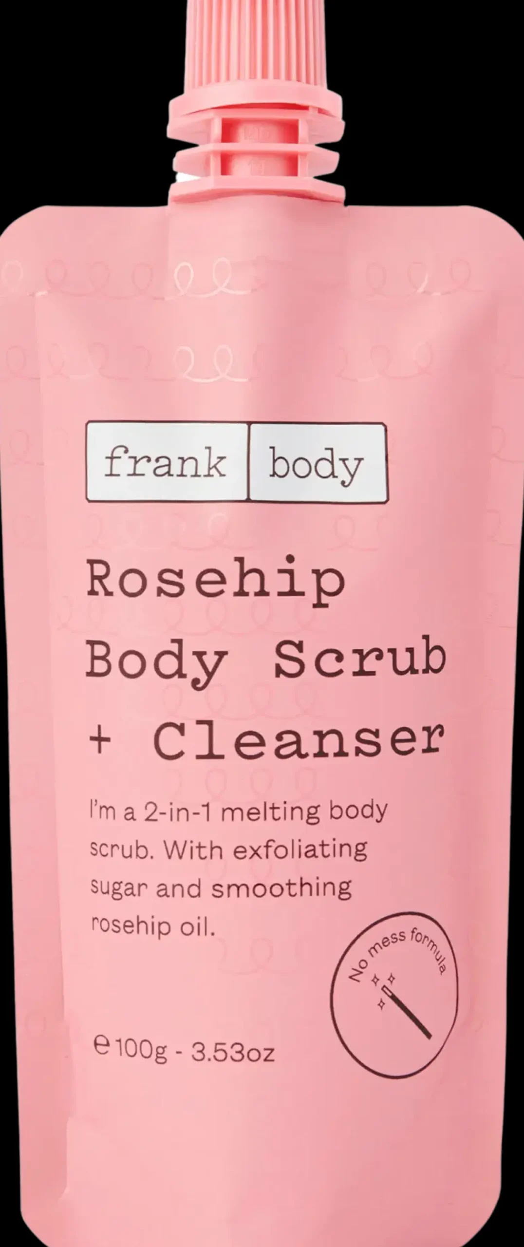 Frank Body Matkakokoiset Tuotteet|Vartalonhoito<Rosehip Body Scrub + Cleanser varatalokuorinta 100g