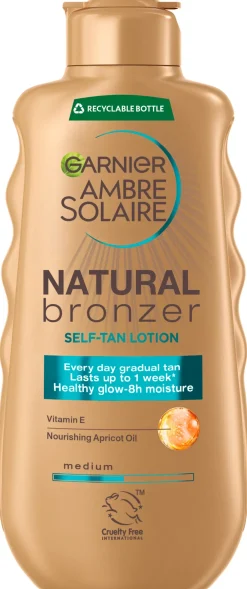 Garnier Aurinkotuotteet|Kylmägeelit Ja Hoitosalvat<Ambre Solaire Natural Bronzer itseruskettava normaalille iholle 175 ml