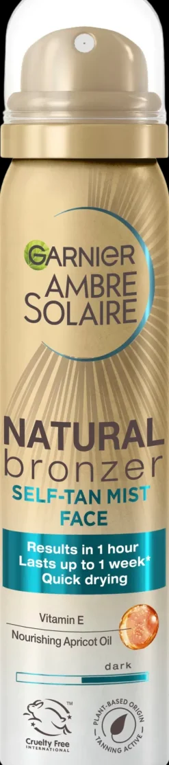 Garnier Aurinkotuotteet|Kylmägeelit Ja Hoitosalvat<Ambre Solaire Natural Bronzer itseruskettava normaalille iholle 75 ml