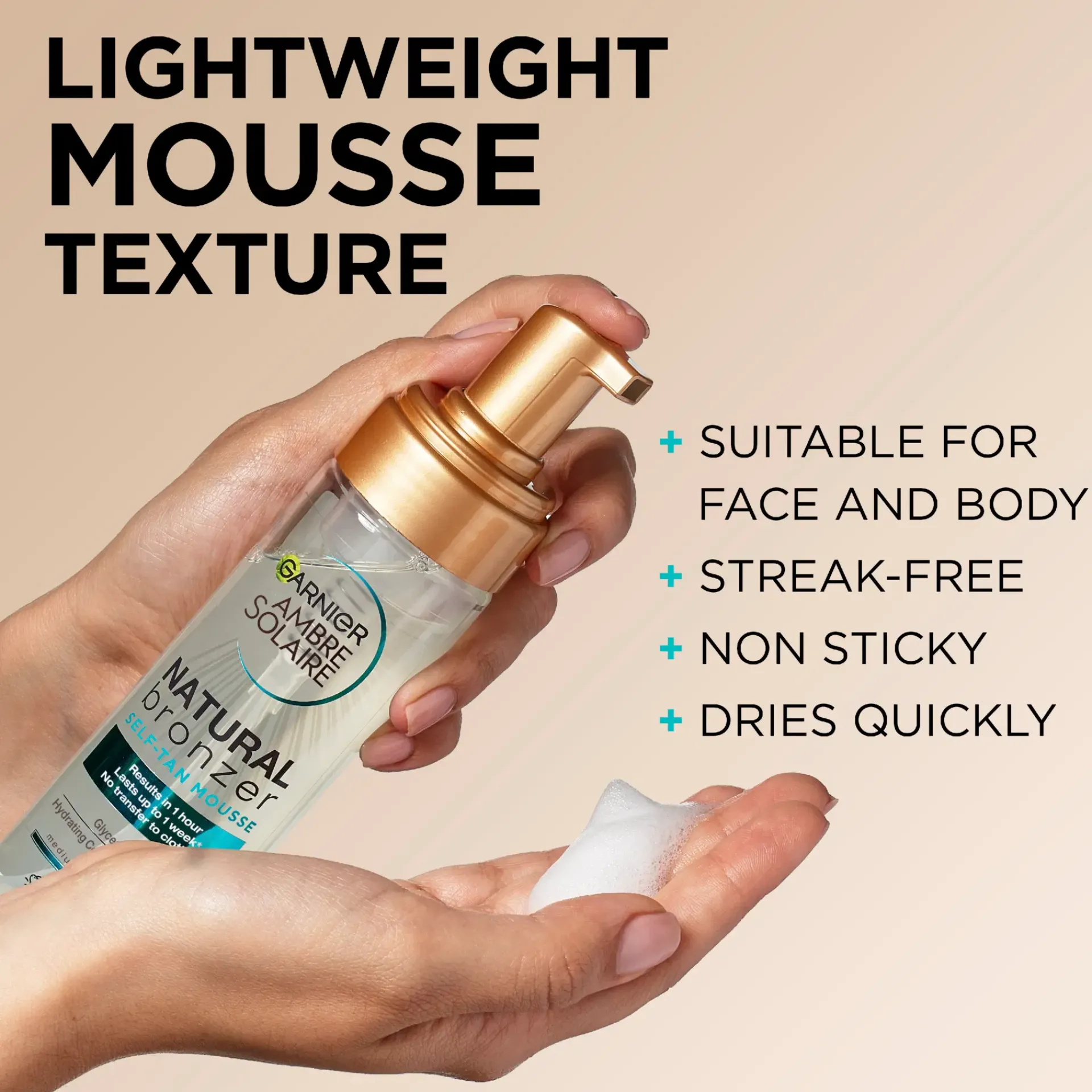 Garnier Aurinkotuotteet|Kylmägeelit Ja Hoitosalvat<Ambre Solaire Natural Bronzer itseruskettava normaalille iholle 200 ml