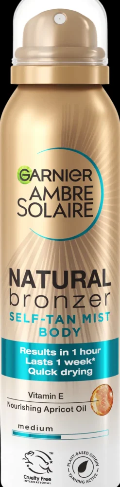 Garnier Aurinkotuotteet|Kylmägeelit Ja Hoitosalvat<Ambre Solaire Natural Bronzer itseruskettava normaalille iholle 150 ml