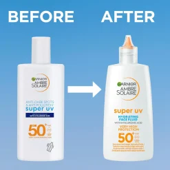 Garnier Aurinkotuotteet<Ambre Solaire Super UV Hyaluronic aurinkosuojaemulsio SK50+ 40ml