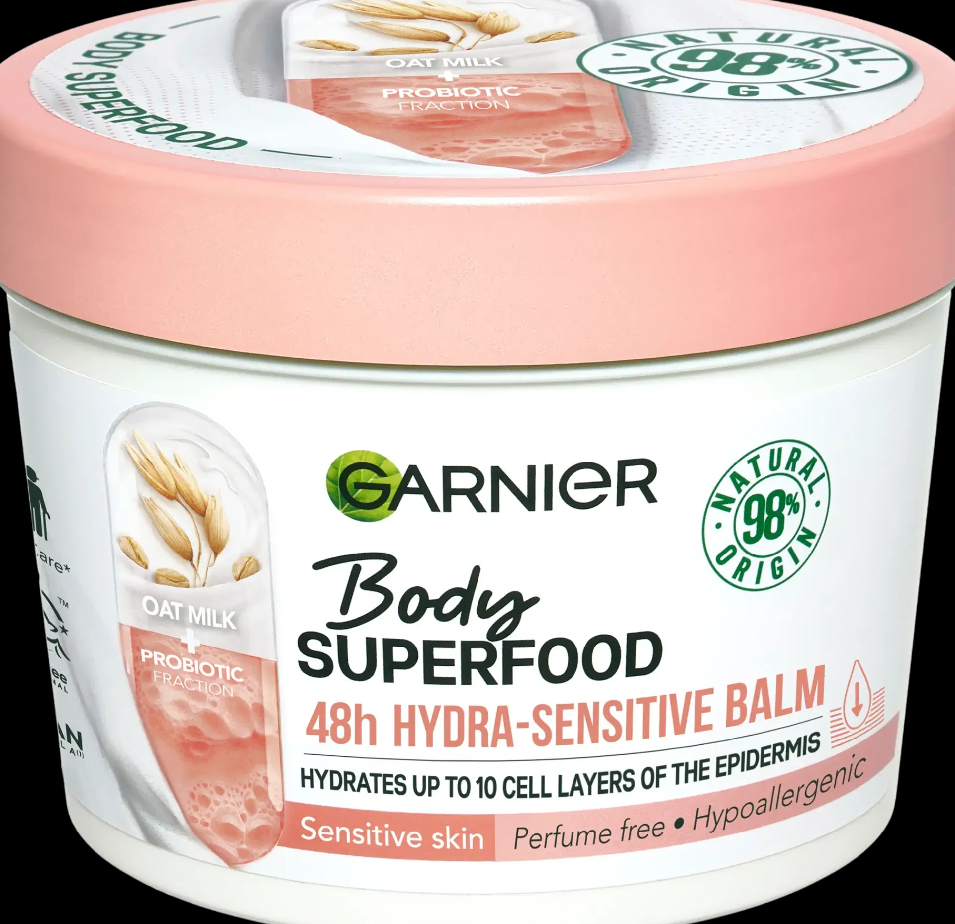 Garnier Vartalonhoito<Body Superfood Oat Milk Hypoallergenic vartalovoide herkälle iholle 380ml