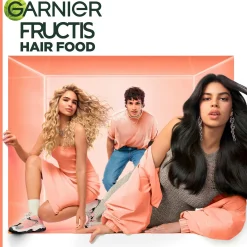 Garnier Curly Girl -Tuotteet|Hiustenhoito<Fructis Hair Food Pineapple hiusnaamio pitkille hiuksille 400 ml