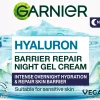 Garnier Ihonhoidon Tehoaineet|Kasvojenhoito<Hyaluron Barrier Repair Yövoide herkälle iholle 50 ml