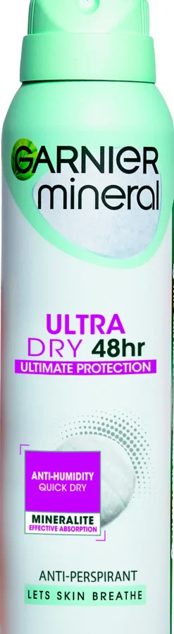 Garnier Vartalonhoito<Mineral Deodorant 150 ml Ultra Dry spray 150ml