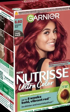 Garnier Hiusvärit<Nutrisse 6.60 Ultra Color Intensiivinen Punainen kestoväri 1kpl