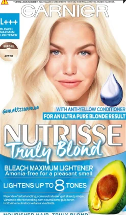 Garnier Hiusvärit<Nutrisse Ultra Bleach L+++ Bleach Maximum Lightener vahva vaalennus 1kpl