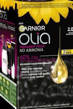 Garnier Hiusvärit<Olia 2.0 Black Diamond kestoväri 174ml