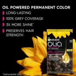 Garnier Hiusvärit<Olia 5.0 Brown kestoväri 174ml