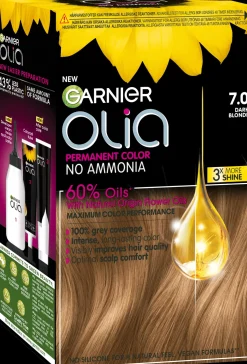 Garnier Hiusvärit<Olia 7.0 Dark Blonde kestoväri 174ml