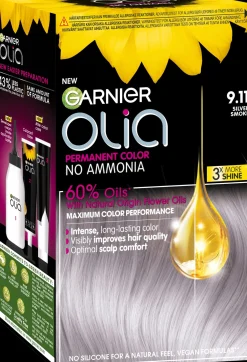 Garnier Hiusvärit<Olia 9.11 Silver Smoke kestoväri 174ml