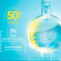 Garnier Kasvojenhoito<PureActive uv-voide SPF50 epäpuhtaalle iholle 40 ml