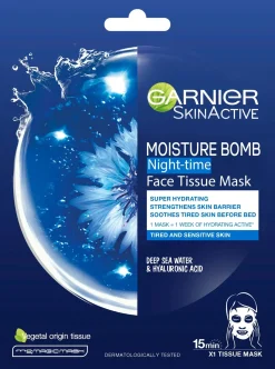 Garnier Kasvojenhoito<Skin Active Hydra Bomb Night-time kangasnaamio 32g