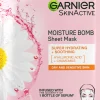 Garnier Kasvojenhoito<Skin Active Moisture Bomb kosteuttava kangasnaamio kuivalle ja herkälle iholle 32g