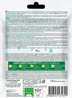 Garnier Kasvojenhoito<SkinActive Hydra Bomb Super Hydrating + Revitalizing kangasnaamio 28g